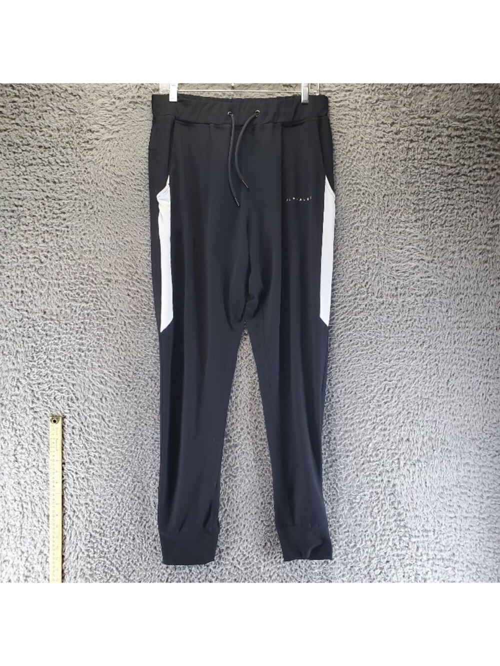Alphalete Pants Womens XL Black Track Pants Drawstring Waistband Stretch